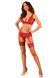 Чулки под пояс с широким кружевом Obsessive Lacelove stockings XL/2XL SO8660 фото 4