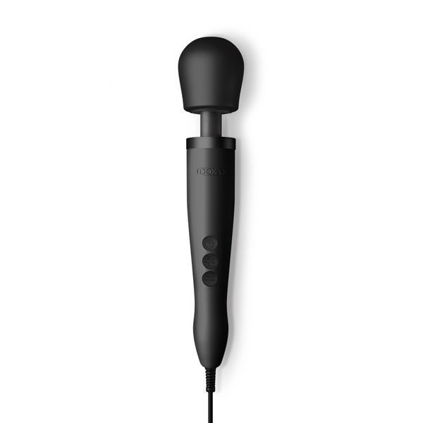 Вибромассажер DOXY Original Black, очень мощный, питание 220В, пульсирующие вибрации SO1428 фото