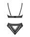 Комплект белья Obsessive Natilya 2-pcs set M/L, black, бюстгальтер, трусики SO7718 фото 6