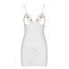 Сорочка с вырезами на груди, стринги Passion LOVELIA CHEMISE XXL/XXXL, white SO4764 фото 5