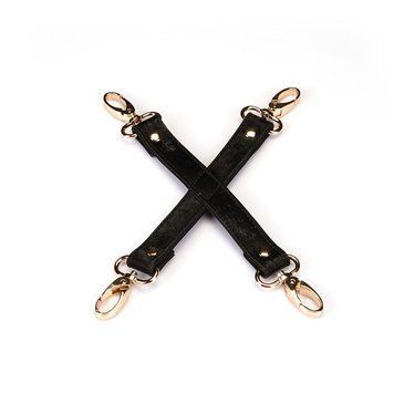 Крестовина для фиксации Liebe Seele Boudoir Amor Pink Hogtie Black SX1671 фото