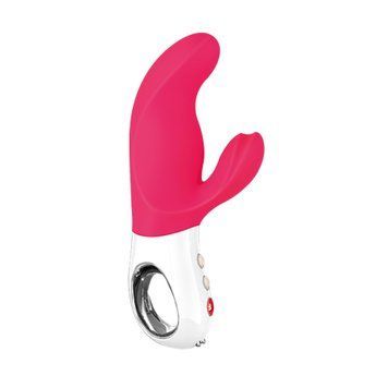 Вибратор-кролик Fun Factory MISS BI pink/white, 2 независимых мотора, диаметр 4,2 см SX0944 фото