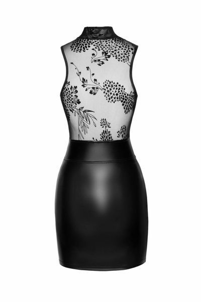 Платье Noir Handmade F241 Short dress with powerwetlook skirt and tulle top, L SX0147 фото