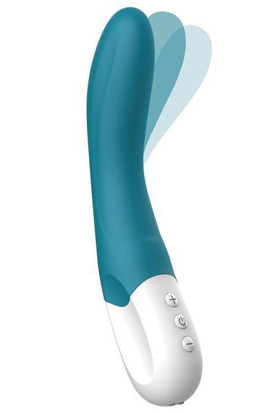 Вибратор точки G Liebe Bend It Rechargeable Ocean Blue, 10 режимов, очень мощный, гибкий ствол SX1597 фото
