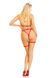 Портупея с чокером и гартеры Leg Avenue 2PC Vegan Leather Nurse Harness Teddy and Headband Red S SX1716 фото 10