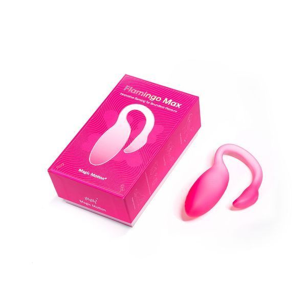 Смарт-віброяйце Magic Motion Flamingo Max Pink 2 в 1: віброяйце та тренажер Кегеля, 10 режимів SX2194 фото