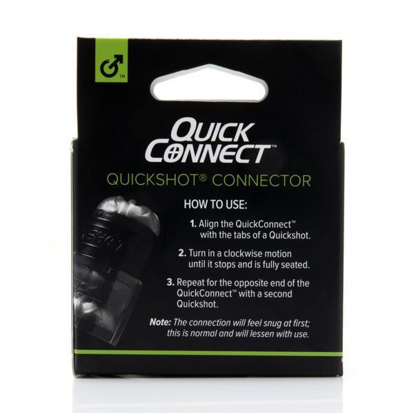 Адаптер Fleshlight Quickshot Quick Connect для соединения двух Квикшотов в одну игрушку F19266 фото