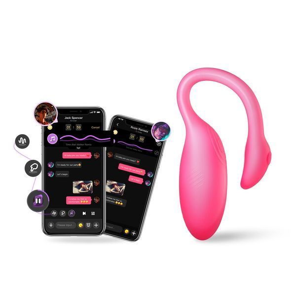 Смарт-віброяйце Magic Motion Flamingo Max Pink 2 в 1: віброяйце та тренажер Кегеля, 10 режимів SX2194 фото