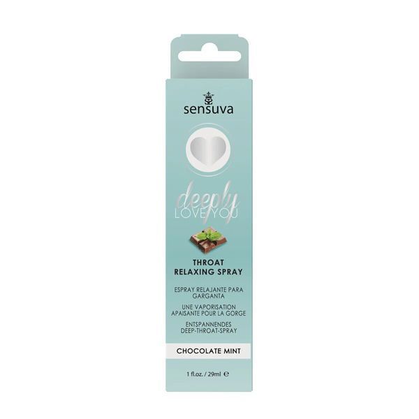 Спрей для минета Sensuva Deeply Love You Chocolate Mint (29 мл), для глубокого минета SO3193 фото
