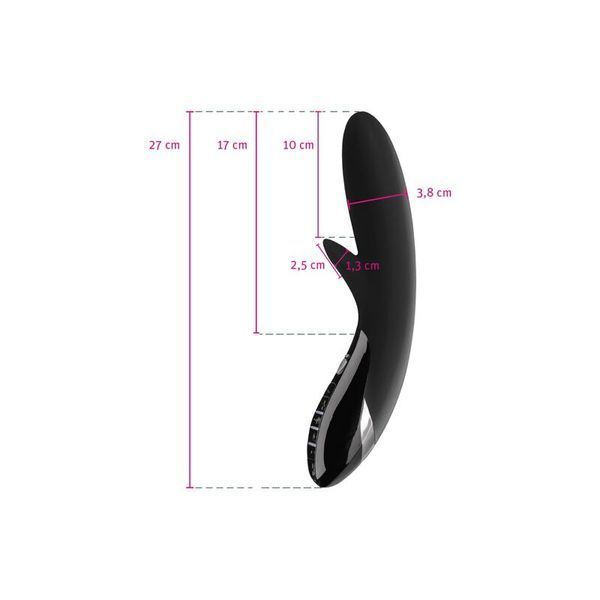 Вибратор-кролик с электростимуляцией Mystim Daring Danny eStim Black, миостимулятор SO2988 фото