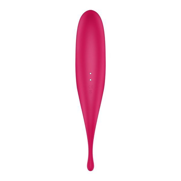 Вібратор для клітора з вакуумною стимуляцією Satisfyer Twirling Pro Red SO7802 фото