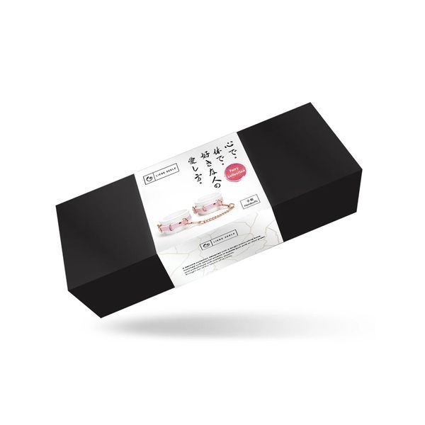 Наручники Liebe Seele White & Pink Fairy Goat Leather Hand Cuffs SX2827 фото