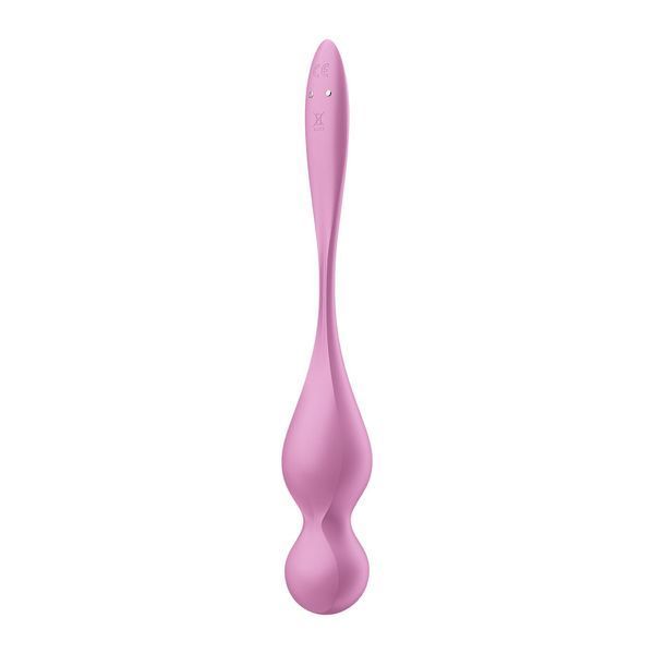 Вагинальные смарт-шарики с вибрацией Satisfyer Love Birds 1 Connect App Pink, 78 г SX0570 фото