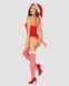 Боді Obsessive Kissmas teddy red S/M SX1152 фото 2