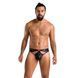 Мужские стринги Passion 033 THONG PAUL L/XL Black, под латекс SO7570 фото 3