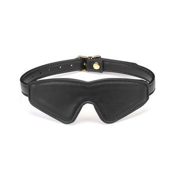 Маска на очі Liebe Seele Black Organosilicon Blindfold, екошкіра SO9482 фото
