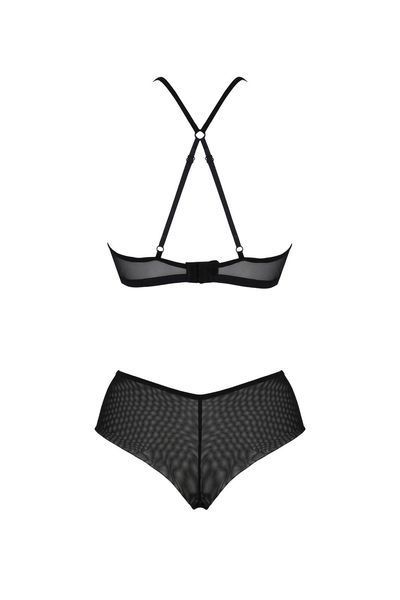 Комплект Passion KERRIA BIKINI black, XXL/XXXL, бралетт и трусики-бикини SX0484 фото