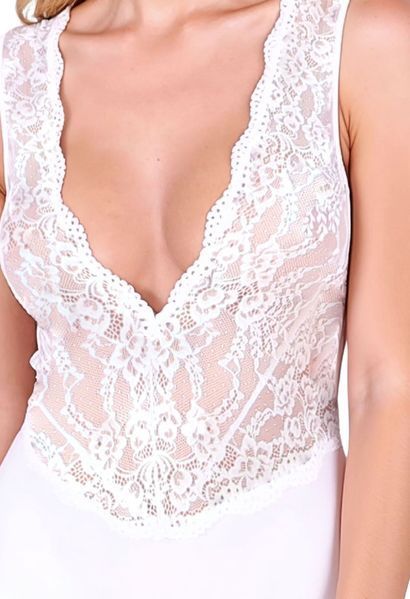 Боди Passion EVALIE BODY white L SX2922 фото