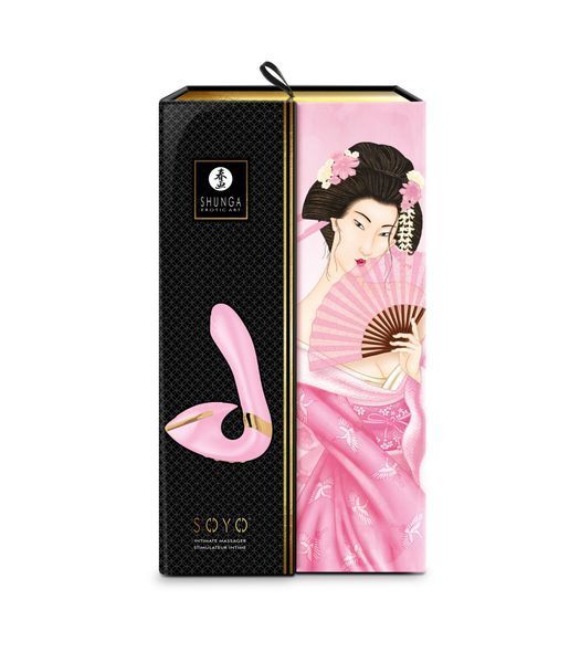 Вагинально-клиторальный вибратор Shunga Soyo Light Pink SO6907 фото