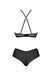 Комплект Passion KERRIA BIKINI black, XXL/XXXL, бралетт и трусики-бикини SX0484 фото 4