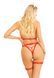 Портупея с чокером и гартеры Leg Avenue 2PC Vegan Leather Nurse Harness Teddy and Headband Red M SX1717 фото 2