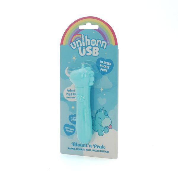 Вибратор-единорожка Unihorn USB Bullet &ndash; Mount'n Peak, вибропуля, USB-зарядка, 10 режимов SX2871 фото