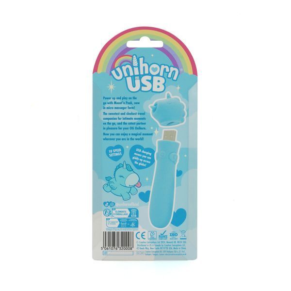 Вибратор-единорожка Unihorn USB Bullet &ndash; Mount'n Peak, вибропуля, USB-зарядка, 10 режимов SX2871 фото