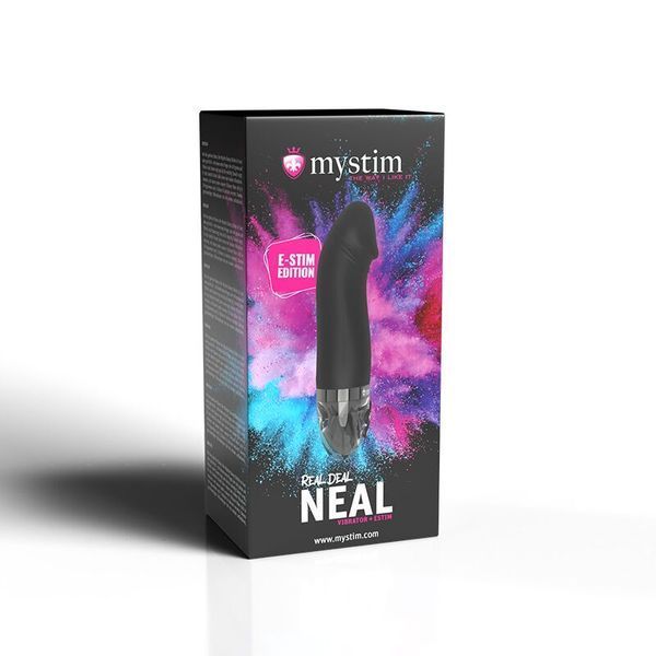 Вибратор с электростимуляцией Mystim Real Deal Neil Black Edition SO8144 фото