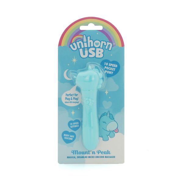 Вибратор-единорожка Unihorn USB Bullet &ndash; Mount'n Peak, вибропуля, USB-зарядка, 10 режимов SX2871 фото