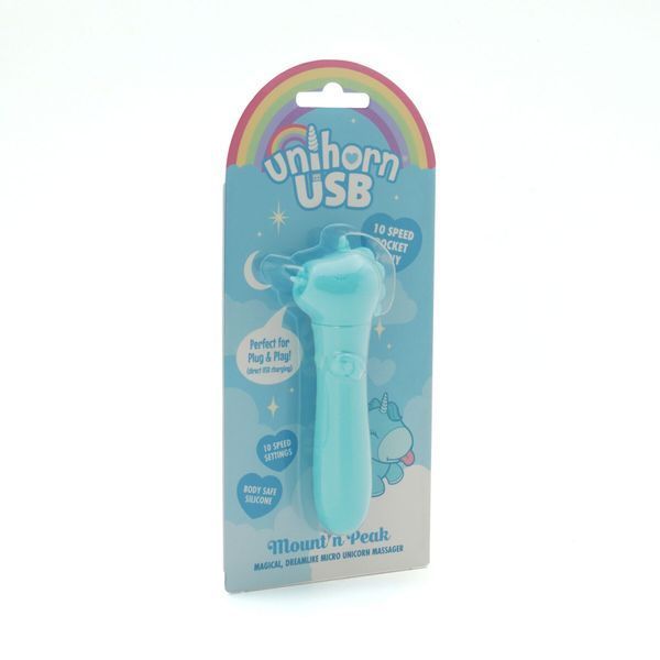 Вибратор-единорожка Unihorn USB Bullet &ndash; Mount'n Peak, вибропуля, USB-зарядка, 10 режимов SX2871 фото