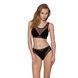 Топ з прозорою вставкою Passion PS002 TOP M, black SO4200 фото 3