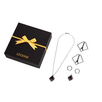 Зажимы для сосков с тяжелой подвеской LOCKINK Nipple Clamps&nbsp;with Heavy Pendant - Grey SX0845 фото