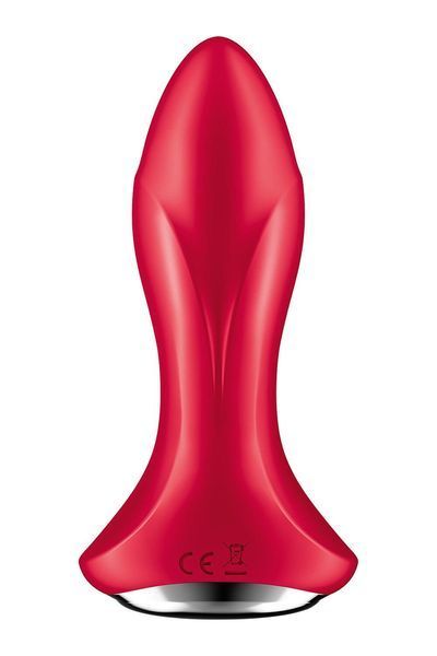 Анальная смарт-вибропробка с жемчужным массажем Satisfyer Rotator Plug 1+ Red SO6277 фото