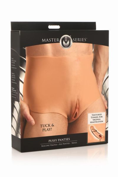 Накладная вагина Master Series Silicone Vagina + Butt Panties - Small SX1190 фото