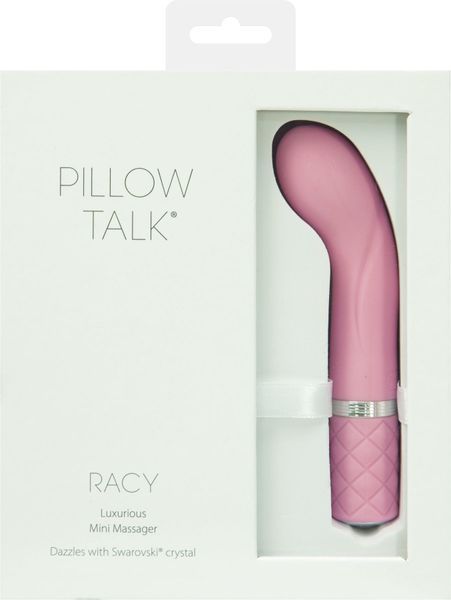 Роскошный вибратор Pillow Talk - Racy Pink с кристаллом Swarovski для точки G, подарочная упаковка SO2719 фото
