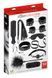 Набір для BDSM Fetish Tentation SM Bondage Box in vegan leather 10pcs SX1092 фото 5