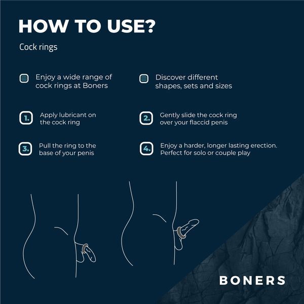 Ерекційне кільце Boners Ergo Cockring SX2203 фото
