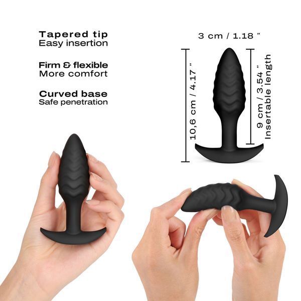 Анальная пробка Dorcel WAVY PLUG, диаметр 3 см, силикон SO8288 фото