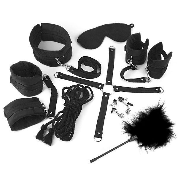 BDSM-набор Art of Sex &ndash; Soft Touch BDSM Set, черный, 9 предметов SO6598 фото