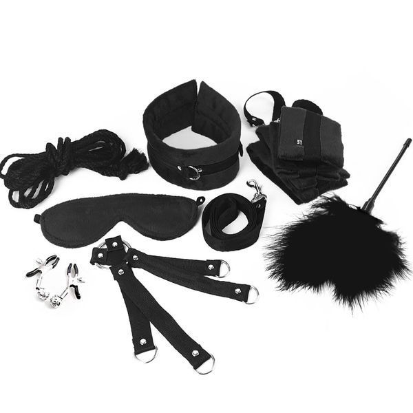 BDSM-набор Art of Sex &ndash; Soft Touch BDSM Set, черный, 9 предметов SO6598 фото