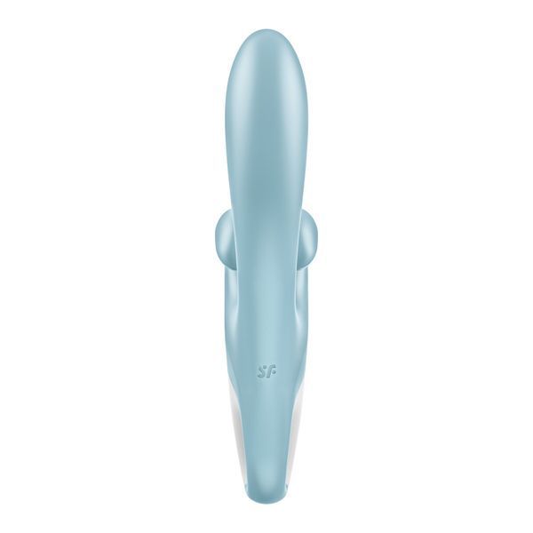 Вибратор-кролик Satisfyer Touch Me Blue, двойной отросток, 3 мощных мотора SO7777 фото