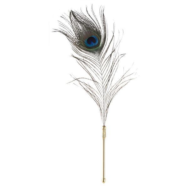 Лоскітка LOCKINK SEVANDA Natural Peacock Flirting Feather Tickler, перо павича SX0895 фото
