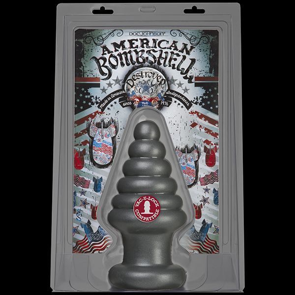 Анальная пробка для фистинга Doc Johnson American Bombshell Destroyer Gun Metal, диаметр 10,7см SO2785 фото