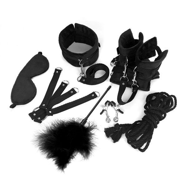 BDSM-набор Art of Sex &ndash; Soft Touch BDSM Set, черный, 9 предметов SO6598 фото