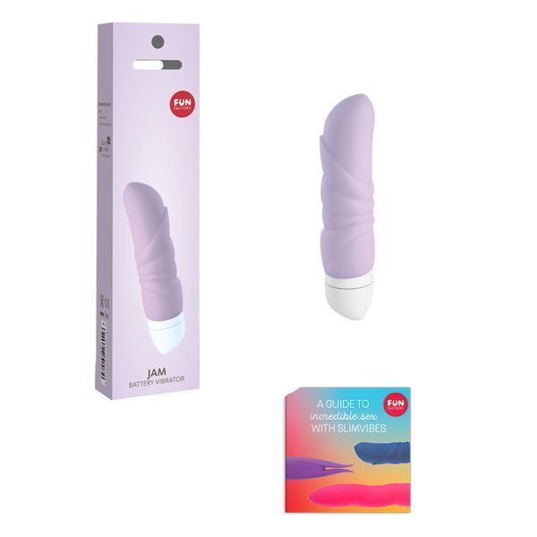 Мини-вибратор Fun Factory JAM, сиреневый, подходит для клитора, рельефный SX0951 фото