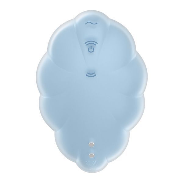Вакуумный стимулятор с вибрацией Satisfyer Cloud Dancer Blue SO8974 фото