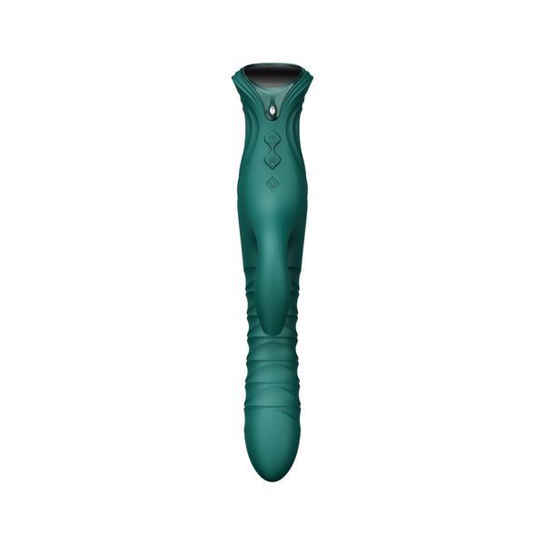 Пульсатор-кролик с вибрацией Zalo Mose 2 Turquoise Green SX2687 фото