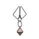Зажимы для сосков с тяжелой подвеской LOCKINK Nipple Clamps&nbsp;with Heavy Pendant - Grey SX0845 фото 3