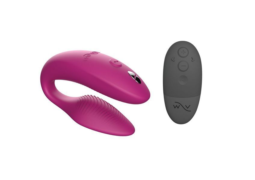 Смарт-вибратор для пар We-Vibe Sync 2 Rose, 10 виброрежимов, пульт ДУ SO8761 фото