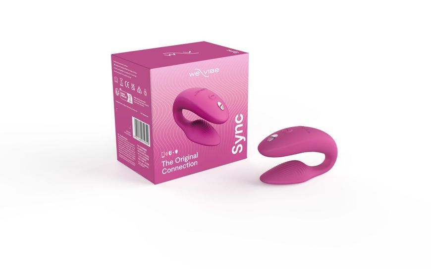 Смарт-вибратор для пар We-Vibe Sync 2 Rose, 10 виброрежимов, пульт ДУ SO8761 фото